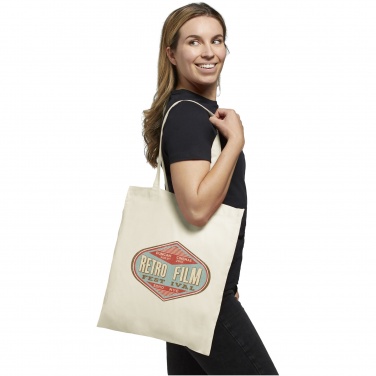 Logo trade promotional item photo of: Carolina 100 g/m² cotton tote bag 7L