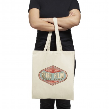 Logo trade business gifts image of: Carolina 100 g/m² cotton tote bag 7L