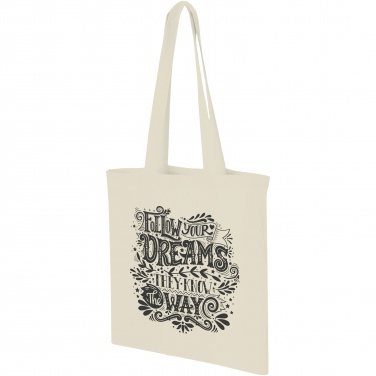 Logo trade advertising products picture of: Carolina 100 g/m² cotton tote bag 7L