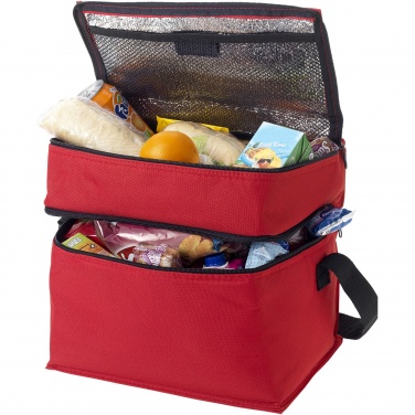 Logo trade promotional items picture of: Oslo 2-zippered compartments cooler bag 13L