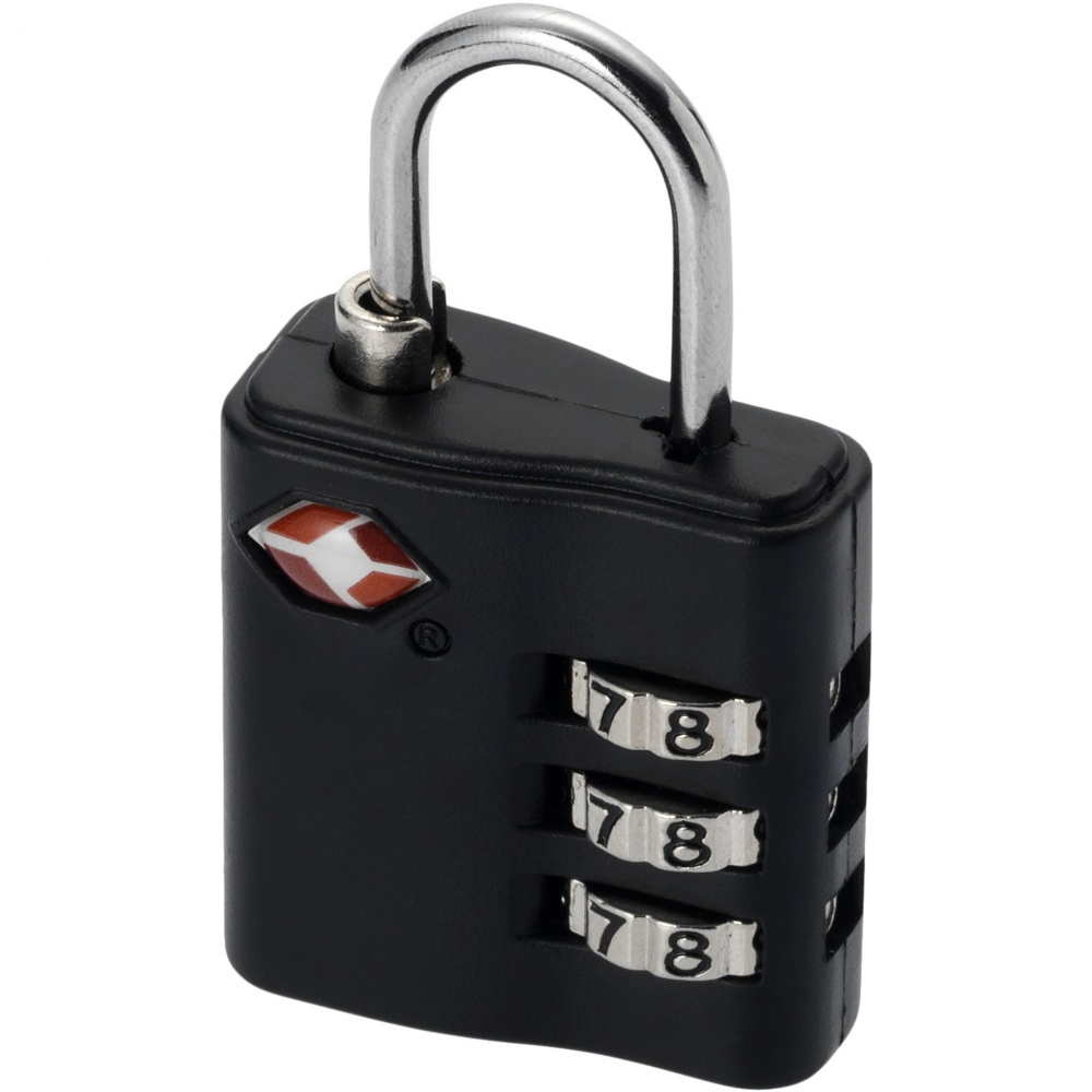 Logo trade advertising products picture of: Kingsford TSA luggage lock