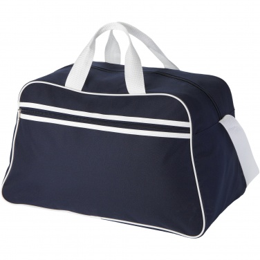 Logotrade promotional item image of: San Jose 2-stripe sports duffel bag 30L