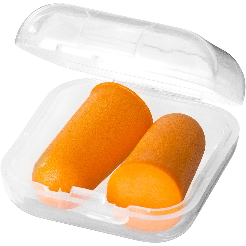 Logo trade promotional giveaways image of: Serenity earplugs with travel case