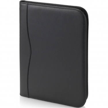 Logo trade promotional items image of: Ebony A4 zippered portfolio