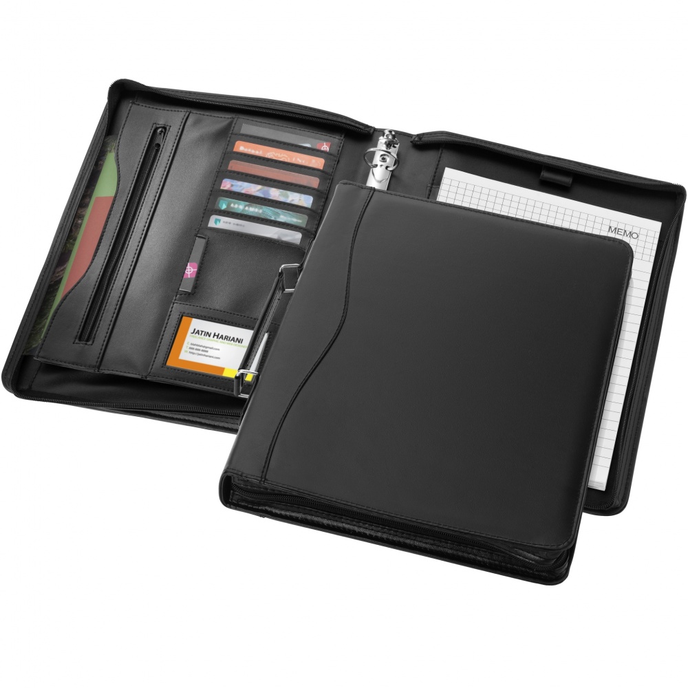 Logo trade promotional gifts image of: Ebony A4 briefcase portfolio