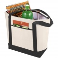 Lighthouse non-woven cooler tote 21L, Natural / Solid black