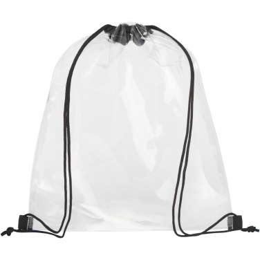 Logo trade advertising product photo of: Lancaster transparent drawstring bag 5L