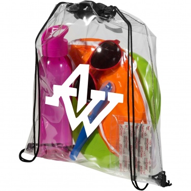 Logotrade advertising product image of: Lancaster transparent drawstring bag 5L