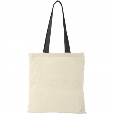 Logo trade promotional merchandise picture of: Nevada 100 g/m² cotton tote bag coloured handles 7L