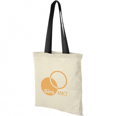 Logo trade promotional giveaways picture of: Nevada 100 g/m² cotton tote bag coloured handles 7L