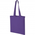 Madras 140 g/m² cotton tote bag 7L, Lavender