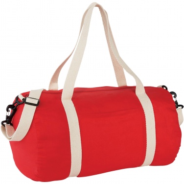 Logo trade promotional items picture of: Cochichuate cotton barrel duffel bag 25L