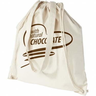 Logo trade advertising products picture of: Eliza 240 g/m² cotton drawstring bag 6L