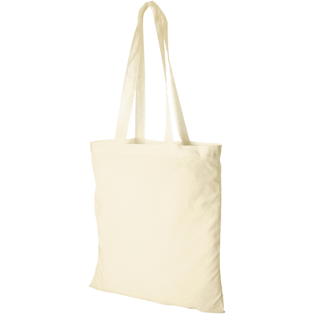 Logo trade promotional products image of: Peru 180 g/m² cotton tote bag 7L