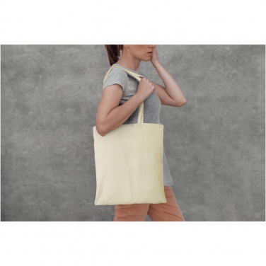 Logo trade promotional giveaways image of: Peru 180 g/m² cotton tote bag 7L