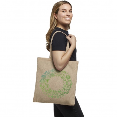 Logotrade promotional gift picture of: Pheebs 150 g/m² recycled tote bag 7L