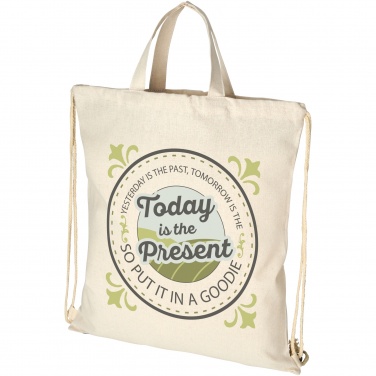 Logotrade promotional gift image of: Pheebs 210 g/m² recycled drawstring bag 6L