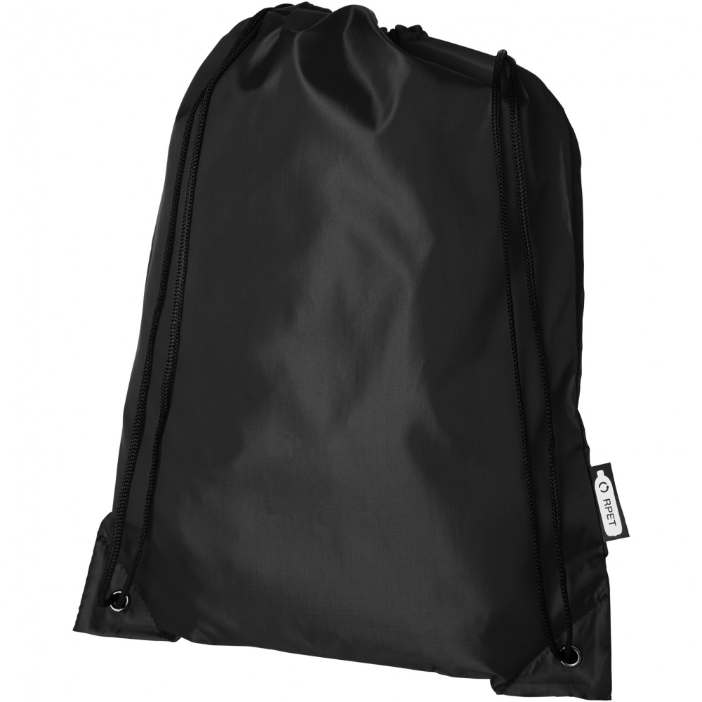 Logo trade business gift photo of: Oriole RPET drawstring bag 5L