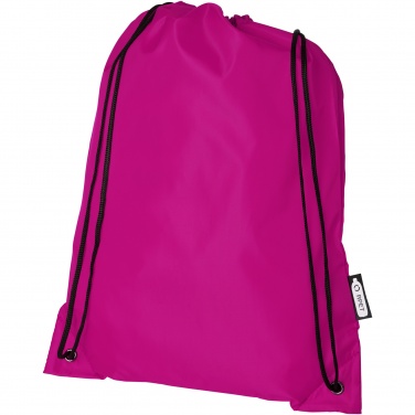 Logo trade promotional merchandise picture of: Oriole RPET drawstring bag 5L