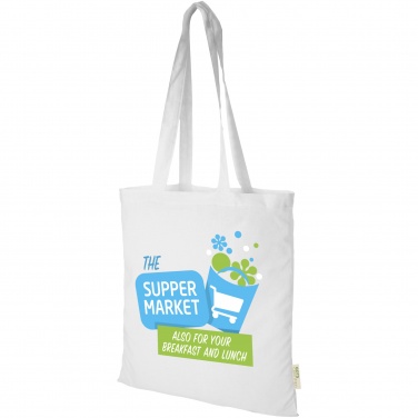 Logotrade promotional item picture of: Orissa 100 g/m² organic cotton tote bag 7L