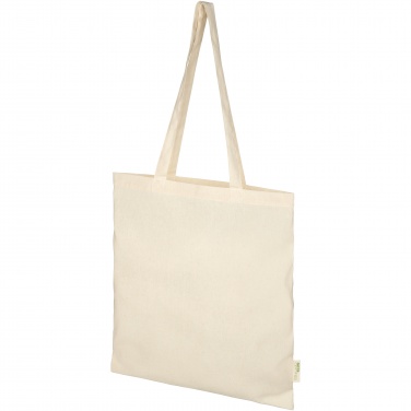 Logo trade promotional gifts image of: Orissa 100 g/m² organic cotton tote bag 7L