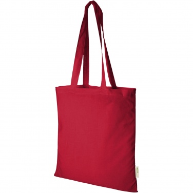 Logo trade promotional merchandise image of: Orissa 100 g/m² organic cotton tote bag 7L