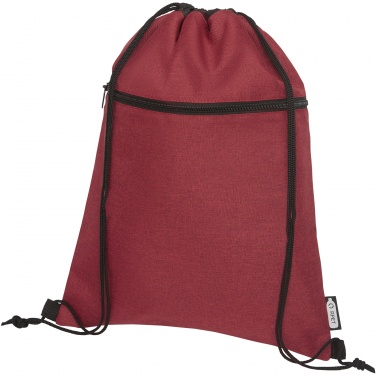 Logo trade advertising products image of: Ross RPET drawstring bag 5L