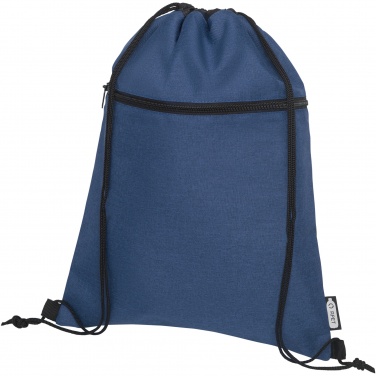 Logo trade advertising products picture of: Ross RPET drawstring bag 5L