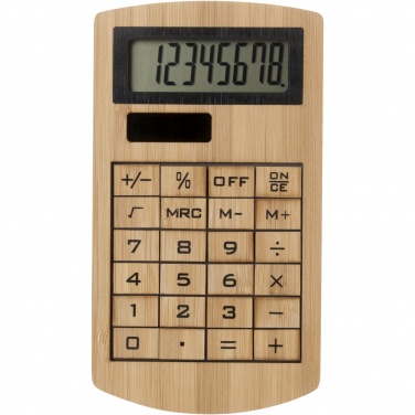 Logotrade business gifts photo of: Eugene calculator made of bamboo