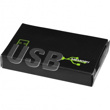 Logo trade promotional merchandise picture of: Slim card-shaped 2GB USB flash drive