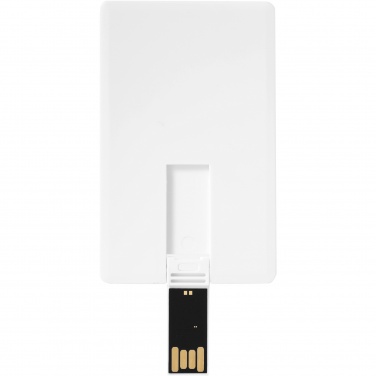 Logo trade advertising product photo of: Slim card-shaped 4GB USB flash drive