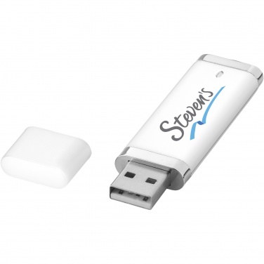 Logo trade promotional merchandise photo of: Flat 4GB USB flash drive