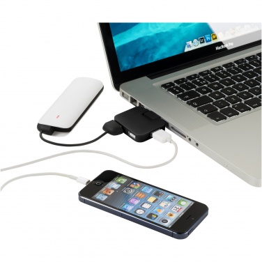 Logo trade advertising products image of: Gaia 4-port USB hub