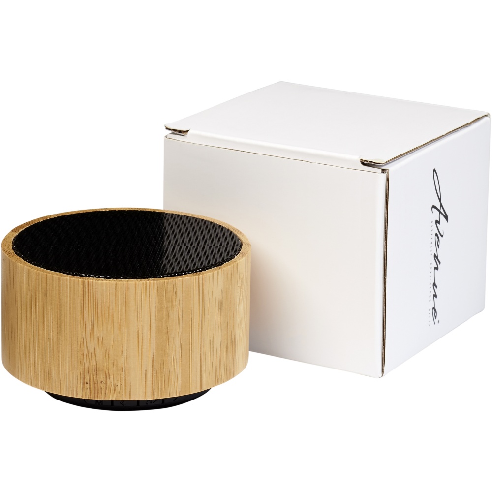 Logo trade promotional items image of: Cosmos bamboo Bluetooth® speaker