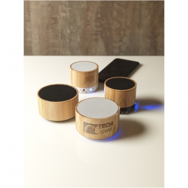 Logotrade promotional product picture of: Cosmos bamboo Bluetooth® speaker