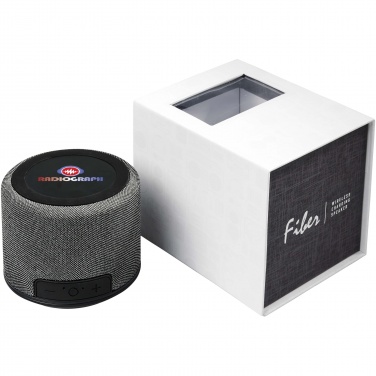 Logotrade advertising products photo of: Fiber 3W wireless charging Bluetooth® speaker