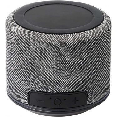 Logo trade corporate gifts picture of: Fiber 3W wireless charging Bluetooth® speaker