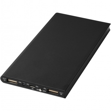 Logo trade promotional giveaways picture of: Plate 8000 mAh aluminium power bank