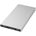 Plate 8000 mAh aluminium power bank, Silver