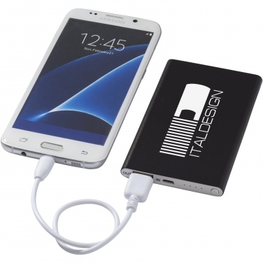 Logo trade promotional merchandise photo of: Pep 4000 mAh power bank