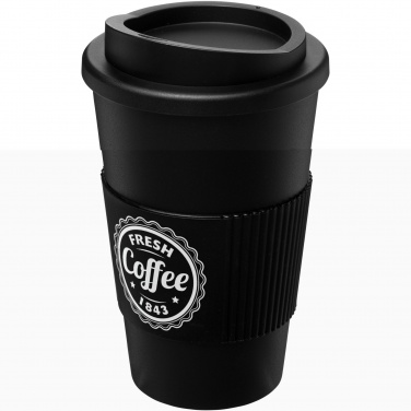 Logo trade promotional product photo of: Americano® 350 ml insulated tumbler with grip