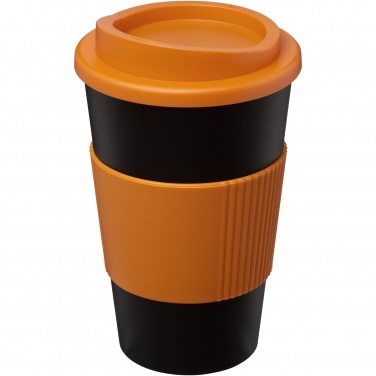 Logo trade promotional products picture of: Americano® 350 ml insulated tumbler with grip