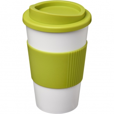 Logo trade advertising products image of: Americano® 350 ml insulated tumbler with grip