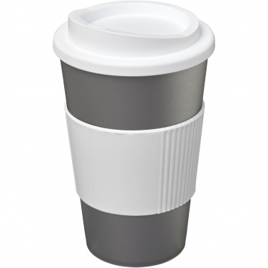 Logo trade advertising products image of: Americano® 350 ml insulated tumbler with grip