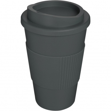 Logo trade promotional giveaways image of: Americano® 350 ml insulated tumbler with grip