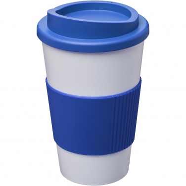 Logo trade promotional merchandise picture of: Americano® 350 ml insulated tumbler with grip