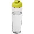 H2O Active® Tempo 700 ml flip lid sport bottle, Transparent / Lime