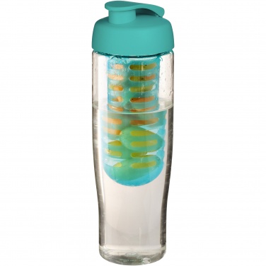 Logo trade advertising products image of: H2O Active® Tempo 700 ml flip lid sport bottle & infuser