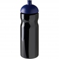 H2O Active® Base 650 ml dome lid sport bottle, Solid black / Blue