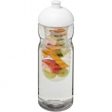 Logo trade advertising products image of: H2O Active® Base 650 ml dome lid sport bottle & infuser